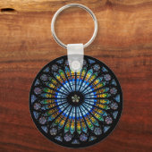 roos raam straatsburg kathedraal sleutelhanger (Voorkant)