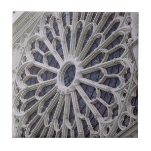 Roos raam van de westgevel, c.1270 tegeltje