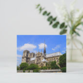 Roos raam van de zuidbaan van notre dame de Paris Briefkaart (Staand voorkant)