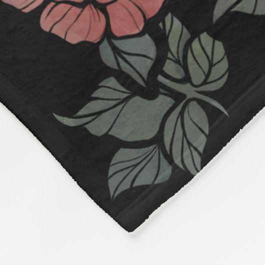 Roos Raccoons Fleece Deken (Hoek)