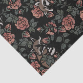 Roos Raccoons Tissuepapier (Detail)