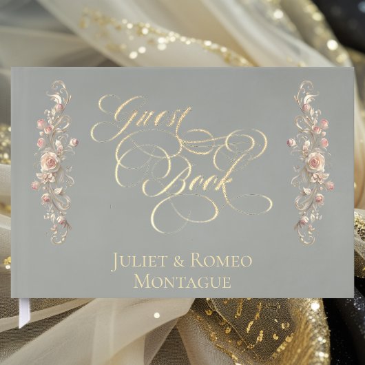 Roos Rand & Hart Monogram - Salie Gastenboek