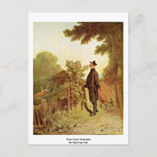 Roos recente herinneringen door spitzweg Carl Briefkaart