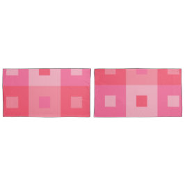 Roos rechthoeken kussensloop