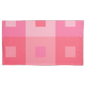 Roos rechthoeken kussensloop (Voorkant-Links)