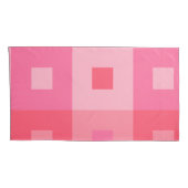 Roos rechthoeken kussensloop (Achterkant-Rechts)