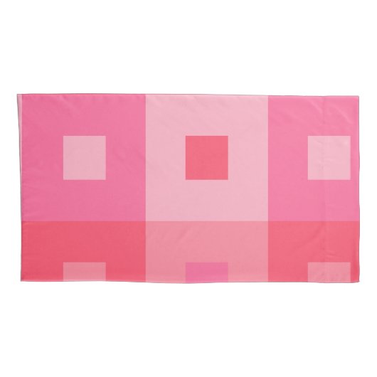 Roos rechthoeken kussensloop (Achterkant-Rechts)