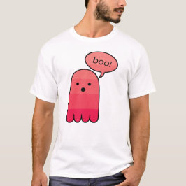 Roos Red Boo Ghost Halloween T-shirt