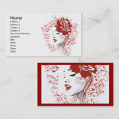 roos_red, Naam, Adres 1, Adres 2, Contact 1.. Visitekaartje (Voorkant / Achterkant)