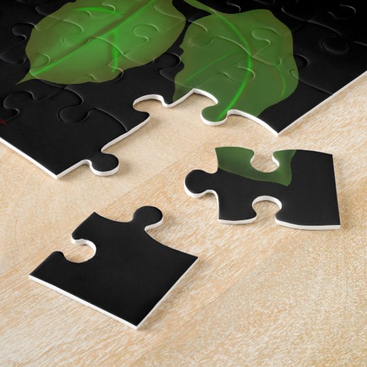 Roos Red Puzzle Legpuzzel (Zijkant)