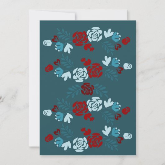 Roos Red, Sneeuwwit en Uitnodiging tot Beer (Achterkant)