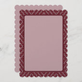 Roos Red Wave Feestdagenkaart (Voorkant / Achterkant)