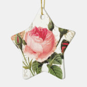  Roos Redoute Keramisch Ornament (Links)