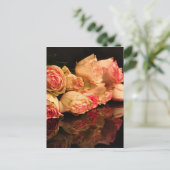 Roos reflectie briefkaart (Staand voorkant)