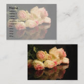 Roos Reflecties Visitekaartje (Voorkant / Achterkant)