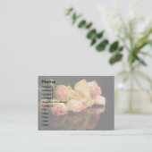 Roos Reflecties Visitekaartje (Staand voorkant)