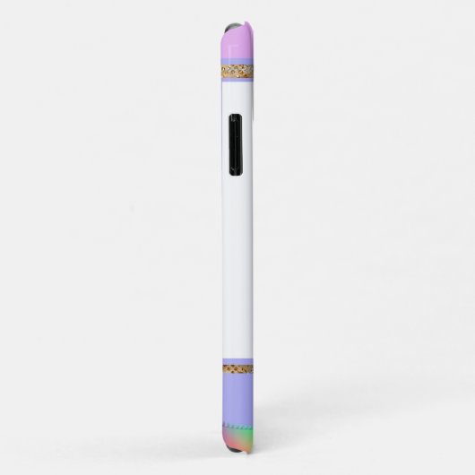 Roos & Regenbooglint Bloemende Rand Case-Mate iPhone Case (Achterkant/rechts)