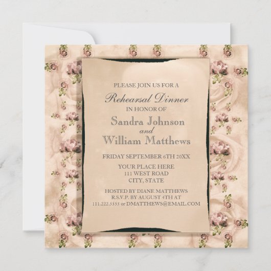  Roos repetitie binnenste uitnodiging (Voorkant)