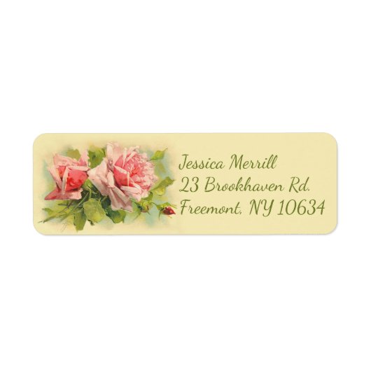  Roos Return Address Labels (Voorkant)