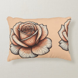 roos Reverie: Elegantie voor je dromen Accent Kussen