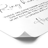 Roos - Ring hunt vrijgezellenfeest spel Poster (Hoek)