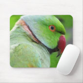 Roos-Ringed Paraket Mousepad Muismat (Met muis)