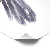 Roos robin foto afdruk (Hoek)