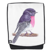 Roos robin rugtassen (Voorkant)