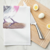 Roos robin theedoek (Quarter Fold)