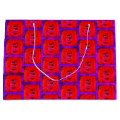 Roos rode liefde notities, groot cadeauzakje (Voorkant)