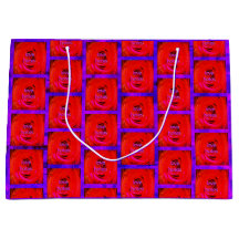 Roos rode liefde notities,