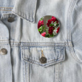 roos, rode roos ronde button 5,7 cm (In situ)