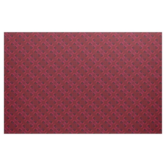 Roos rode roze waskatoen of poly, aangepast stof (Fat Quarter)