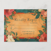 🌹 Roos Romance: Art Nouveau Splendor Briefkaart (Voorkant)