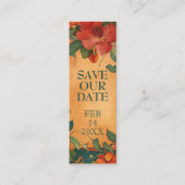 🌹 Roos Romance: Art Nouveau Splendor Contactkaartje (Voorkant)