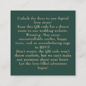 🌹 Roos Romance: Art Nouveau Splendor Informatiekaartje (Achterkant)