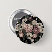 roos ronde button 5,7 cm (Voorkant /achterkant)