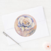 Roos Ronde Sticker (Envelop)