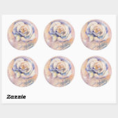 Roos Ronde Sticker (Vel)