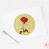 Roos Ronde Stickers (Envelop)