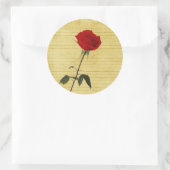 Roos Ronde Stickers (Tas)