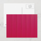 Roos Rood Briefkaart (Voorkant / Achterkant)