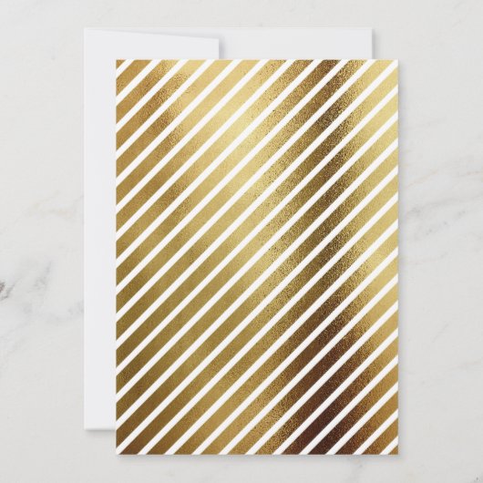  Roos Rood Geel Goud Script Baby shower Kaart (Achterkant)