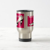 Roos Rood — Hoge Mode schoenen Reisbeker (Center)