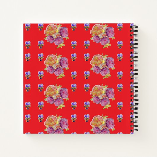 Roos Rood mijn recept Waterverf van het boek (Achterkant)