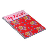 Roos Rood mijn recept Waterverf van het boek Notitieboek (Rechterzijde)