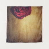 Roos roos bloom abstract romantisch wandkleed (Voorkant (horizontaal))