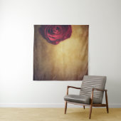 Roos roos bloom abstract romantisch wandkleed (In Situ (horizontaal))