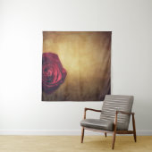 Roos roos bloom abstract romantisch wandkleed (In situ)