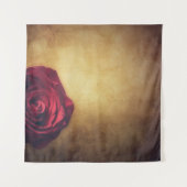 Roos roos bloom abstract romantisch wandkleed (Voorkant)